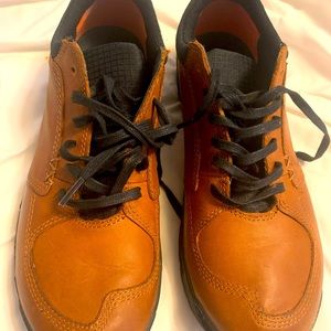 5.11 Tactical leather ortholite shoes size 9 chestnut brown color